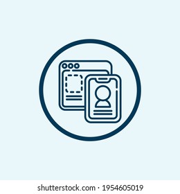 Ux design icon isolated on white background from Programming collection. Ux design icon trendy and modern Ux design symbol for logo, web, app,
