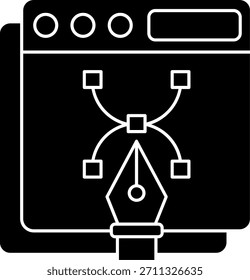 Diseño de Ux Line Vector Icon Design