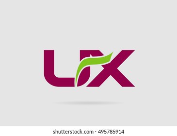 UX Logo letter
