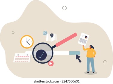 Investigación de UX o análisis de experiencia de usuario para el sitio web.Desarrollo eficaz y receptivo de la interfaz de contenido de páginas web con monitoreo y adaptación del comportamiento del usuario.ilustración vectorial plana.