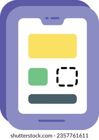 ux ui design color outline icon design style