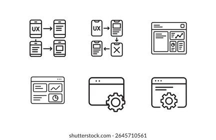 UX and UI Design Process Flowchart