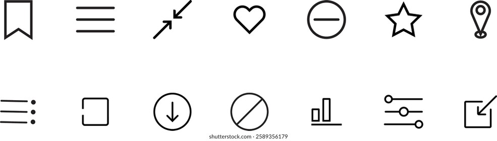 ux , ui line icons set vector illustration icons, Circle arrow icon set app and website Icon Perfect for marketing materials and business,
