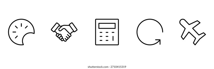 UX UI iconos web. Vector ilustrador, conveniente para la página del Web, App móvil, Web, e impresión.