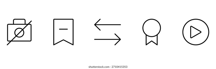 UX UI web icons. Vector illustrator, Suitable for Web Page, Mobile App, Web, and Print.
