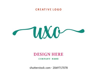 UXO lettering logo is simple, easy to understand and authoritative