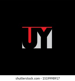 UY Letter monogram with abstrac concept style design
