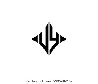 UY logo design vector template
