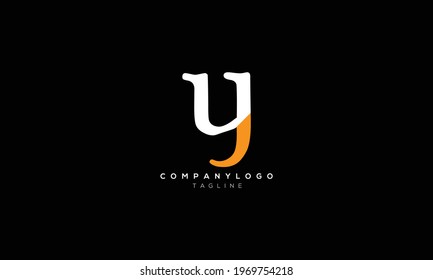 UY YU U AND Y Abstract initial monogram letter alphabet logo design