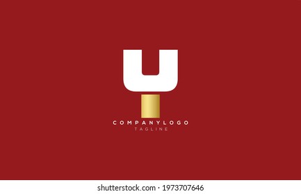 UY YU U AND Y Abstract initial monogram letter alphabet logo design