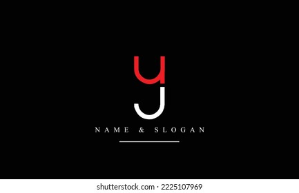 UY, YU, U, Y abstract letters logo monogram