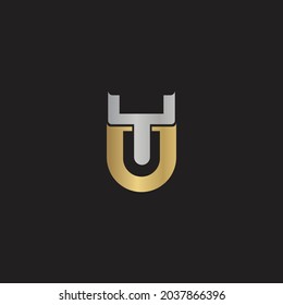 UY, YU, Y AND U Abstract initial monogram letter alphabet logo design