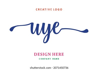 UYE lettering logo is simple, easy to understand and authoritative