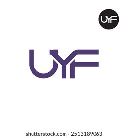 UYF Logo Letter Monogram Design