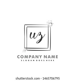 UZ Initial beauty monogram logo vector