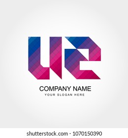 UZ Letter Logo Design