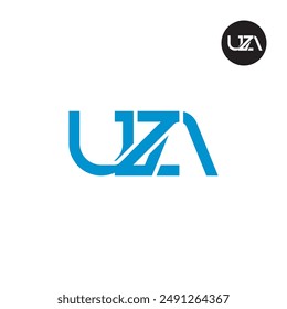 UZA Logo Letter Monogram Design