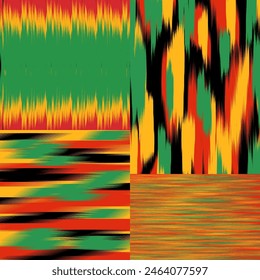 Handgezeichnetes abstraktes Ikat-Design. Ikat Muster Design für Hintergrund, Bildschirmhintergrund, Textil, Stoff, Mode, Tischdecke, Teppich