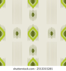 Usbekisches Kat-Muster. Usbekische Kat Muster Stoffstil. Usbekische Kat Muster Design für Hintergrund, Tapete, Textil, Kunst, Kleidung, Papier, Usbekistan Stil, Usbekistan Stoff