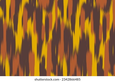 Uzbek ikat pattern and fabric in Uzbekistan. Abstract background for wallpaper, textures, textile, cloth, Uzbekistan fabric