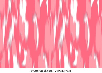 Uzbek ikat pattern and fabric in Uzbekistan. Abstract background for wallpaper, textile, cloth, fashion, table cloth