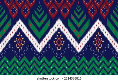 Patrón de ikat uzbeko. motivos para tejidos y para crear bonitos interiores. Patrones de Uzbekistán. Industria de la moda. Patrón textil africano. Tejidos aztecos autóctonos de origen tribal geométrico, sin fisuras.
