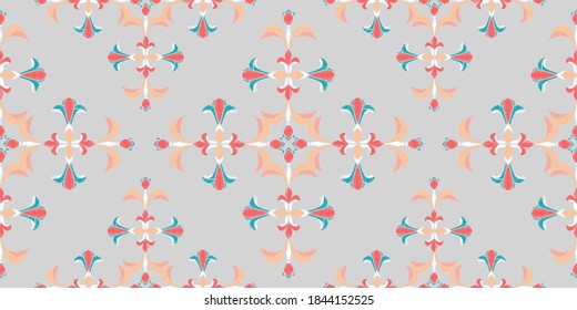 Patrón uzbeko de tela de seda ikat, motivo étnico azul índigo y blanco. Patrón de repliegue de tiempo.