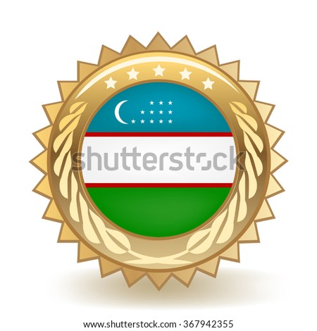 Uzbekistan Badge