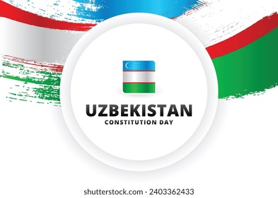 Uzbekistan Constitution Day Vector Design Illustration