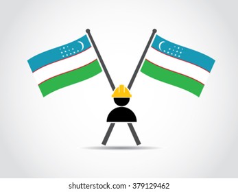 Uzbekistan Emblem Labor