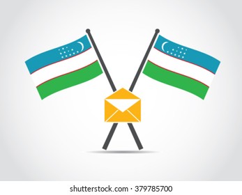 Uzbekistan Emblem Mail