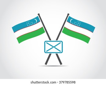 Uzbekistan Emblem Mail Formal