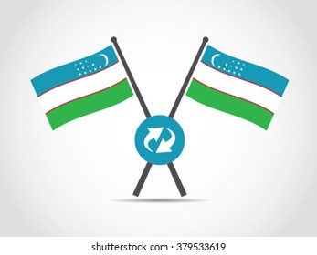 Uzbekistan Emblem Synchronize