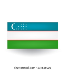 Uzbekistan Flag