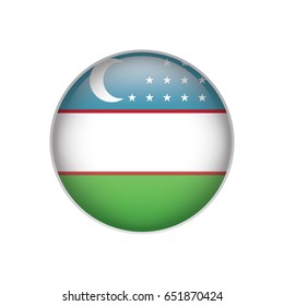 Uzbekistan flag button