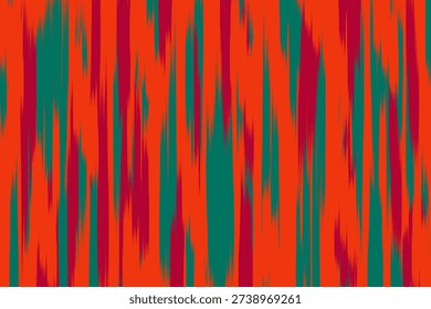 Uzbekistan ikat pattern. Abstract ikat art pattern. Uzbekistan pattern design for background, wallpaper, textile, art, clothing, wrapping paper, carpet, print, Uzbek fabric 