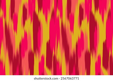 Uzbekistan ikat pattern. Uzbekistan ikat abstract ethnic design. Uzbekistan pattern design for background, wallpaper, textile, art, clothing, wrapping paper, Uzbek style, Uzbek fabric