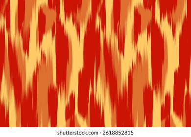 Uzbekistan ikat pattern. Uzbekistan ikat abstract ethnic design. Uzbekistan pattern design for background, wallpaper, textile, art, clothing, wrapping paper, Uzbek style, Uzbek fabric