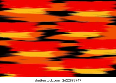 Uzbekistan ikat pattern. Uzbekistan ikat abstract ethnic design. Uzbekistan pattern design for background, wallpaper, textile, art, clothing, wrapping paper, Uzbek style, Uzbek fabric