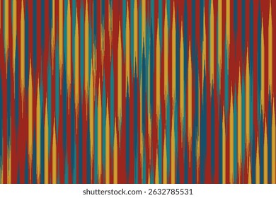 Uzbekistan ikat pattern. Uzbekistan ikat abstract ethnic design. Uzbekistan pattern design for background, wallpaper, textile, art, clothing, wrapping paper, Uzbek style, Uzbek fabric