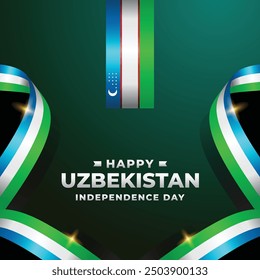 Uzbekistan Independence day design illustration collection