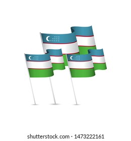 Uzbekistan independence day vector template. Design for banner, greeting cards or print.
