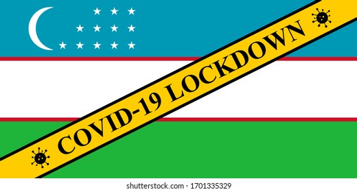 uzbekistan lockdown preventing coronavirus spread or outbreak. covid-19 uzbekistan precaution to lock down virus infection