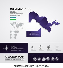 Uzbekistan Map