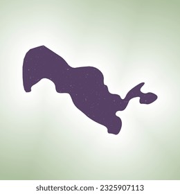 Uzbekistan shape on gradient background. Country map with scratch texture. Uzbekistan vibrant poster. Beautiful vector illustration.
