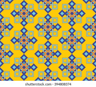 Uzbekistan traditional seamless pattern vector wallpaper