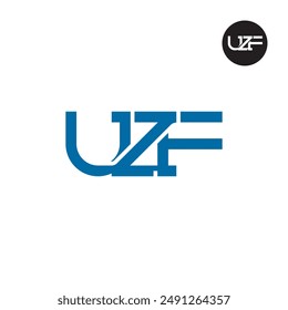 UZF Logo Letter Monogram Design