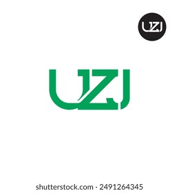 UZJ Logo Letter Monogram Design