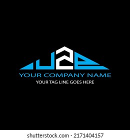 UZP letter logo creative design with vector graphic