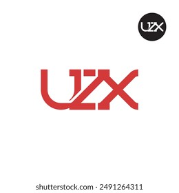 UZX Logo Letra Monograma Diseño